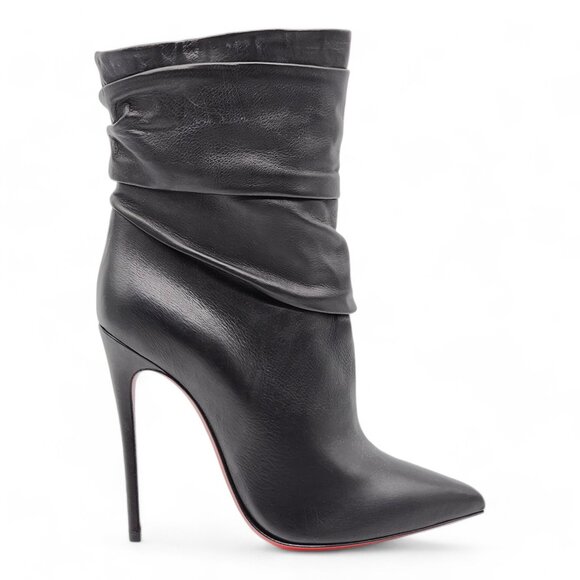 Christian Louboutin Ishtar Boots - Leather - Black $1995 - Picture 2 of 11